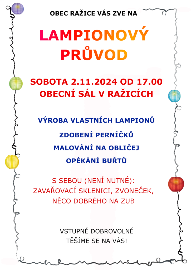 lampionový průvod 2024