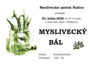 myslivecký bál 2026